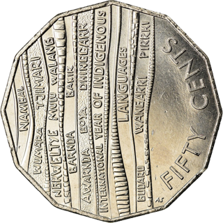 2019 Australia Fifty Cents - Indigenous Languages