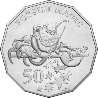 2019 Australia Fifty Cents - Possum Magic