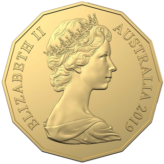 2019 Australia Fifty Cents - Second Portrait alternate face