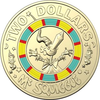 2019 $2 Mr Squiggle