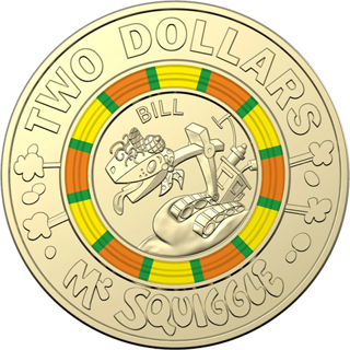 2019 $2 Mr Squiggle Bill Steamshovel