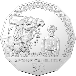 2020 Australia Fifty Cents - Afghan Cameleers