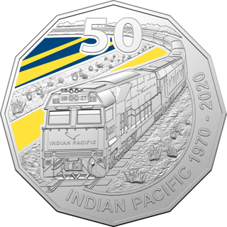 2020 Australia Fifty Cents - Indian Pacific