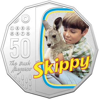 2020 Australia Fifty Cents - Skippy The Bush Kangaroo