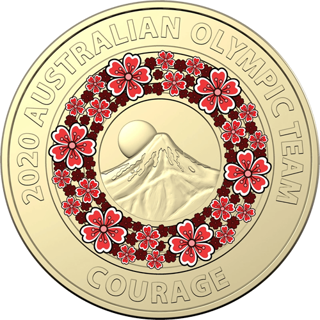 2020 $2 Australian Olympic Team Courage