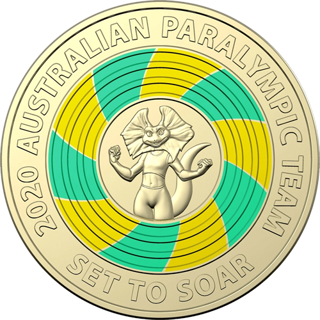 2020 $2 Australian Paralympic Team