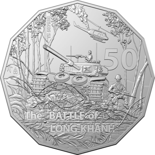 2021 Australia Fifty Cents - Battle of Long Khanh