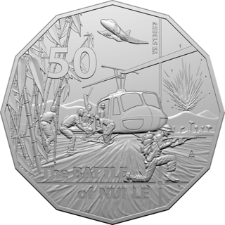 2021 Australia Fifty Cents - Battle of Nui Le