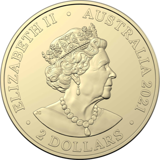 2021 $2 50th Anniversary of the Aboriginal Flag alternate face