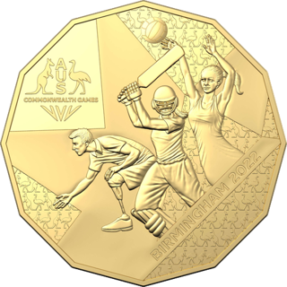 2022 Australia Fifty Cents - Commonwealth Games