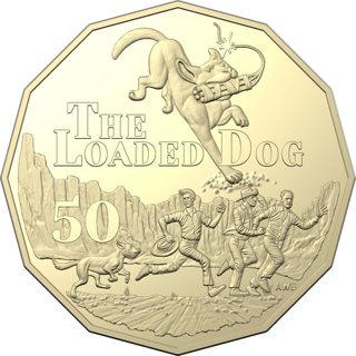 2022 Australia Fifty Cents - Henry Lawson - The Loaded Dog