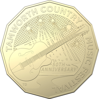 2022 Australia Fifty Cents - Tamworth Country Music Festival