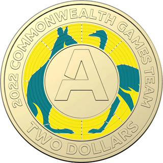 2022 $2 Australian Commonwealth Games Team A
