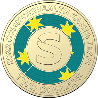 2022 $2 Australian Commonwealth Games Team S