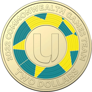 2022 $2 Australian Commonwealth Games Team U