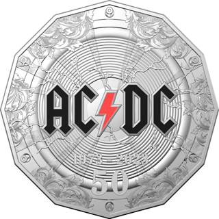 2023 Australia Fifty Cents - AC/DC