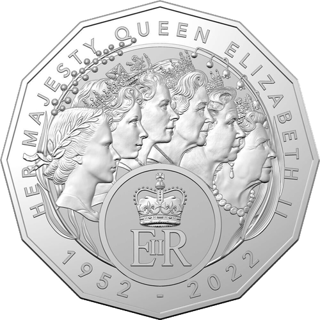 2023 Australia Fifty Cents - Elizabeth Regina