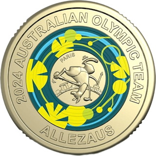 2024 $2 Australian Olympic Team AllezAus