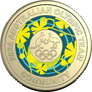2024 $2 Australian Olympic Team Community