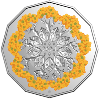 2024 Australia Fifty Cents - Christmas Decoration - Festive Florals