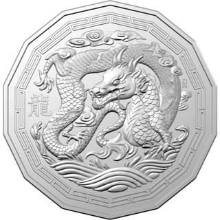 2024 Australia Fifty Cents - Year of the Dragon