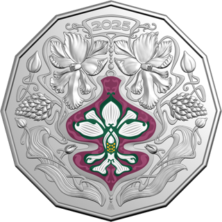 2025 Australia Fifty Cents - Christmas Decoration - Festive Florals