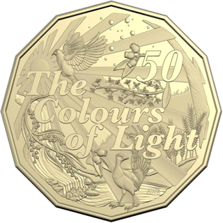 2025 Australia Fifty Cents - Dorothea Mackellar - The Colours of Light