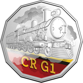 2025 Australia Fifty Cents - Steam Giants - Commonwealth Railways G Class G1