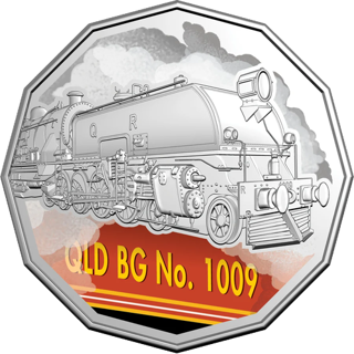 2025 Australia Fifty Cents - Steam Giants - Queensland Railways Beyer-Garratt