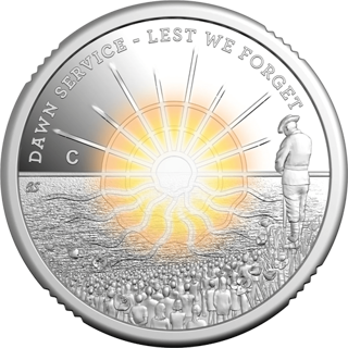 2026 $2 Dawn Service Lest We Forget Silver Proof
